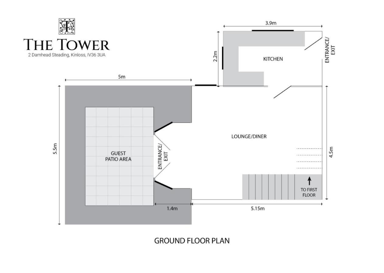 The Tower, Moray Firth Holiday Home Kinloss Exterior photo